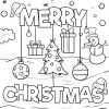 Malvorlage Merry Christmas | Weihnachten - Ausmalbilder bei Ausmalbilder Weihnachten