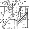 Malvorlage Pferd Springreiten - Ausmalbilder Kostenlos bei Ausmalbild Pferd Kostenlos