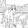 Malvorlage Pferd Und Fohlen Auf Der Weide - Ausmalbilder verwandt mit Ausmalbilder Pferde Im Stall