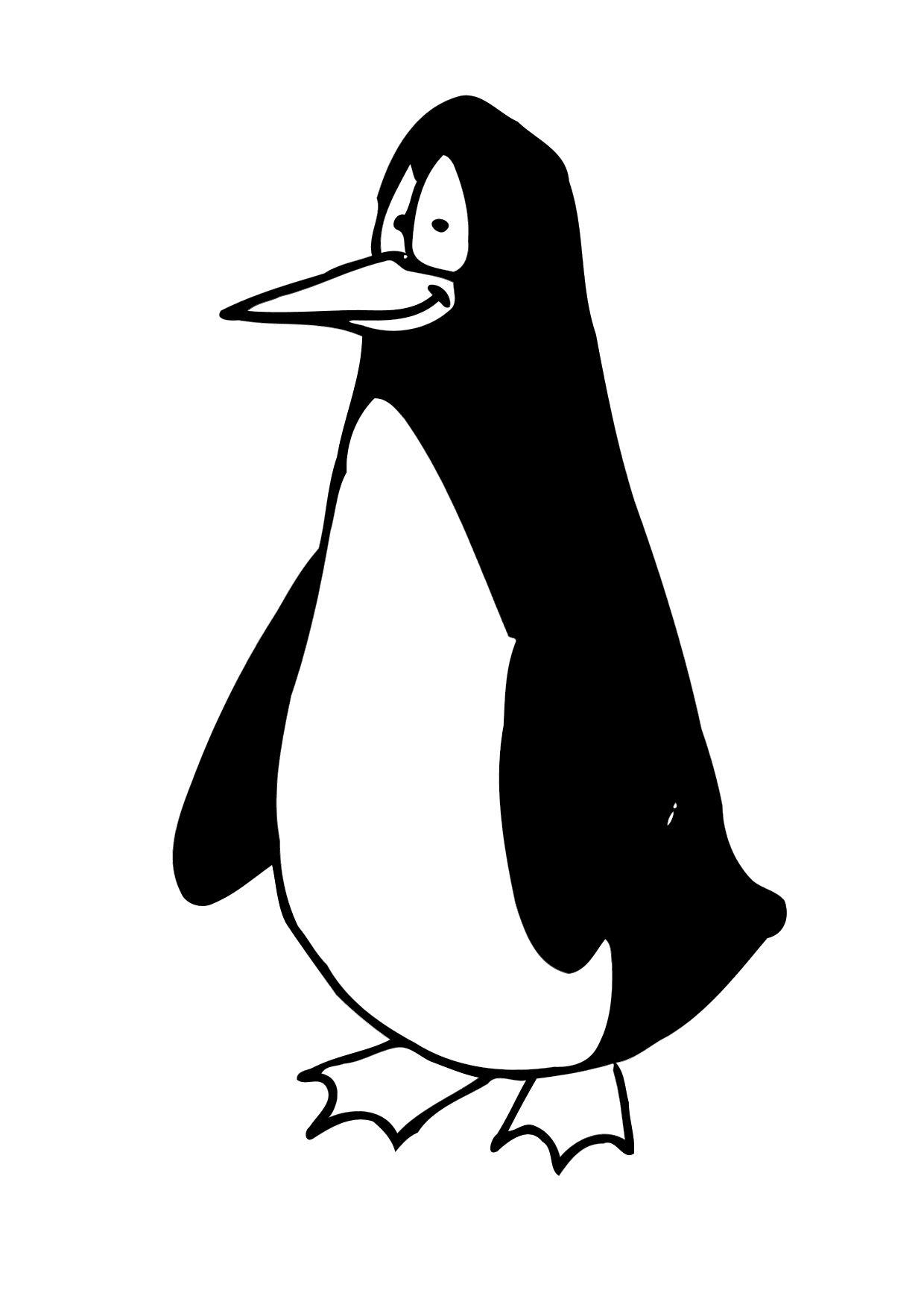 Malvorlage Pinguin - Kostenlose Ausmalbilder Zum Ausdrucken. über Bilder Von Pinguinen Zum Ausdrucken