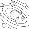 Malvorlage Planeten Umlaufbahn | Weltraum - Ausmalbilder verwandt mit Malvorlagen Weltraum