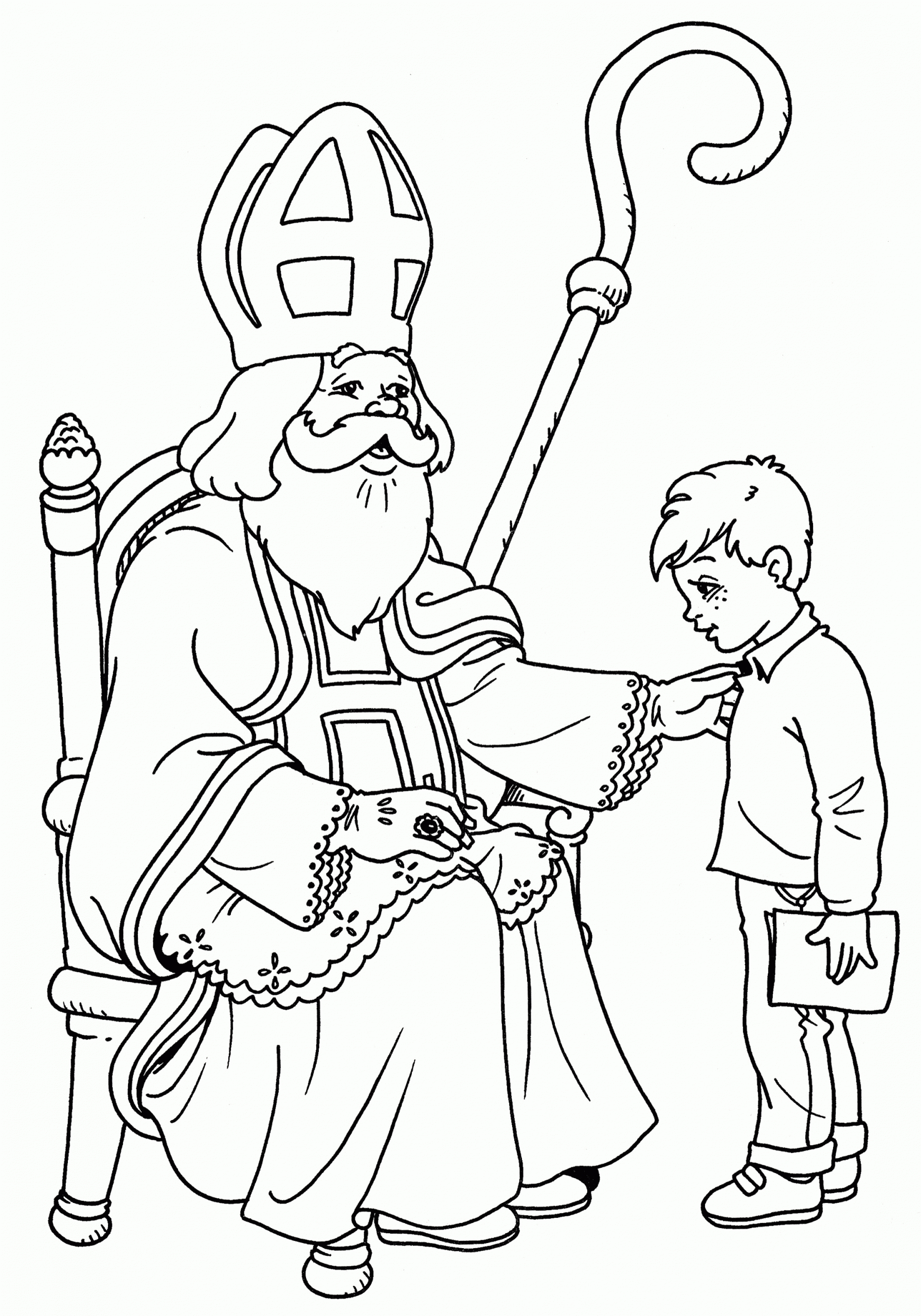 Malvorlage - Sankt Nikolaus Malvorlagen 55 verwandt mit Nikolaus Ausmalbilder