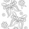 Malvorlage Schmetterling Und Blumen - Ausmalbilder Kostenlos verwandt mit Malvorlagen Schmetterlinge