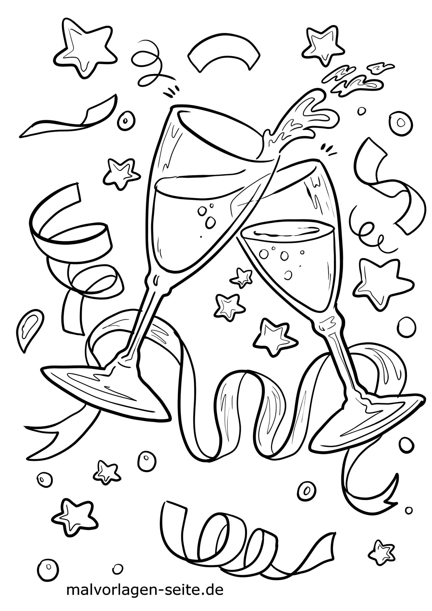 Silvester Ausmalbilder kinderbilder.download