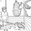 Malvorlage Stall Ausmisten | Bauernhof Tiere - Ausmalbilder innen Bauernhof Ausmalbild