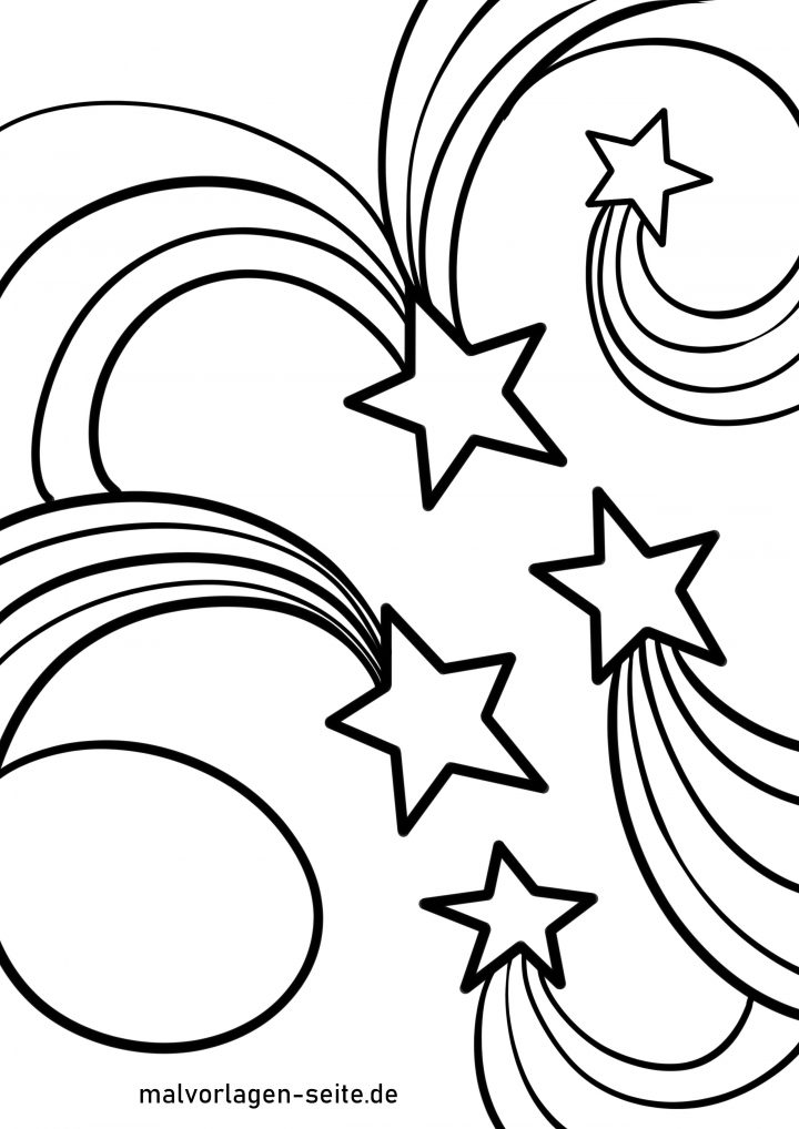 Stern Ausmalbilder: Kostenlose Vorlagen für Groß und Klein!