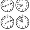 Malvorlage Uhrzeiten - Ausmalbilder Kostenlos Herunterladen bestimmt für Ausmalbilder Uhr Vorlagen