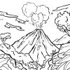 Malvorlage Vulkan | Urlaub Reisen - Ausmalbilder Kostenlos innen Ausmalbild Vulkan