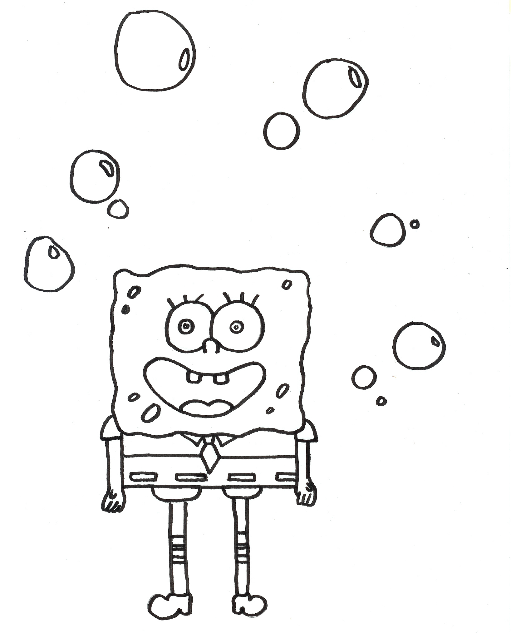 Malvorlagen - Ausmalbilder Spongebob | Ausmalbilder für Chuggington Malvorlagen