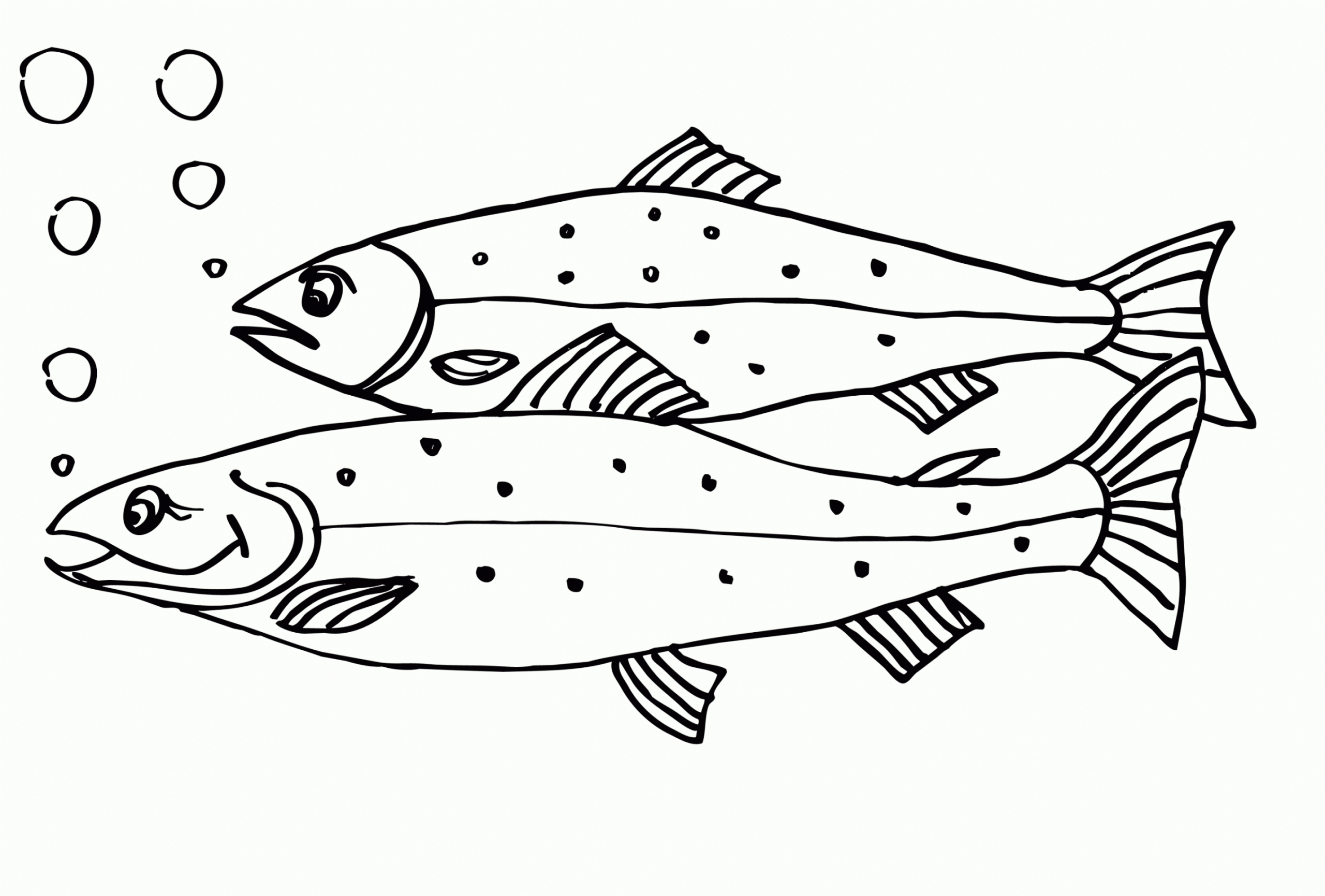 Malvorlagen Kostenlos Fisch | Coloring And Malvorlagan ganzes Ausmalbild Fische