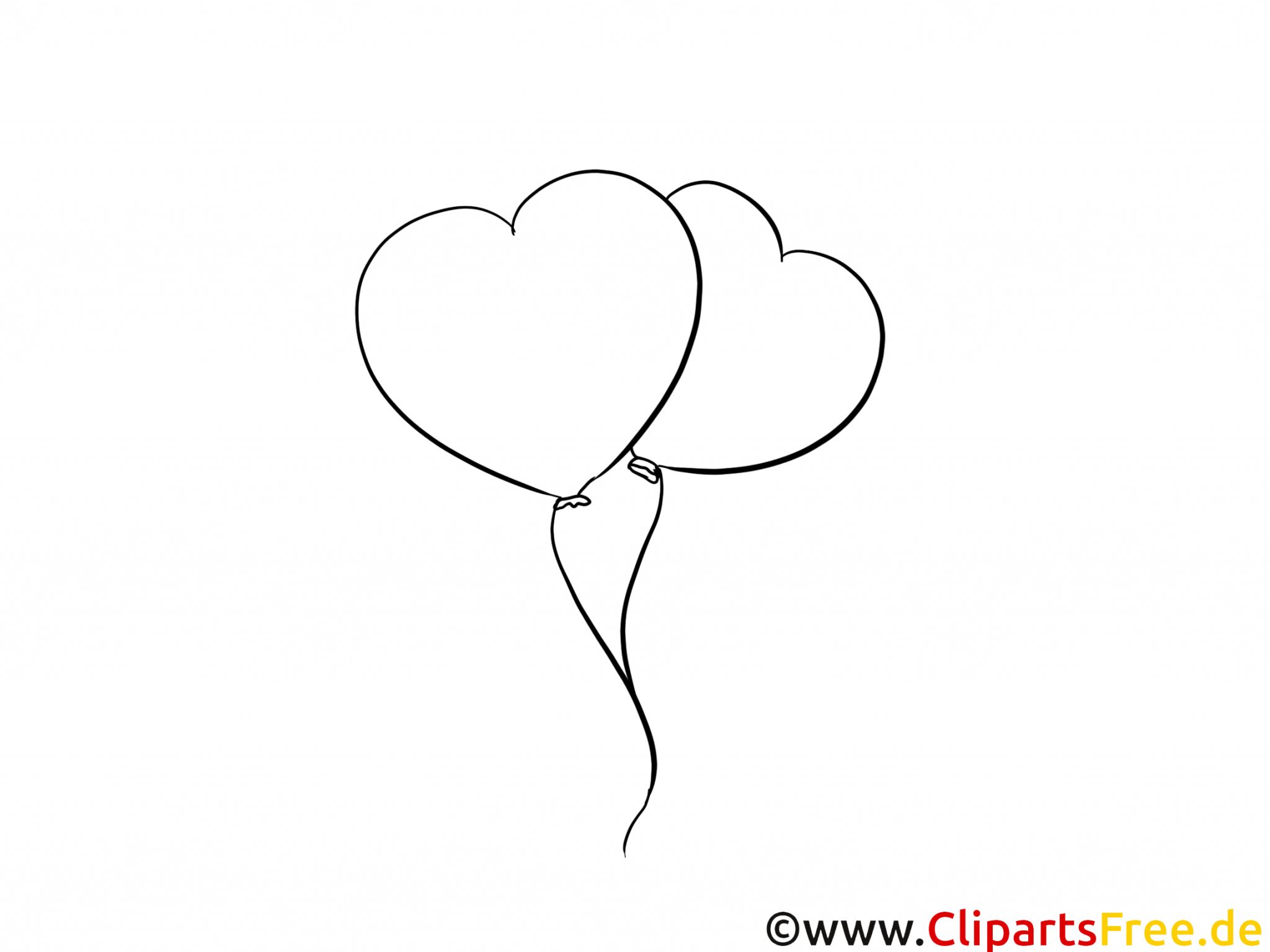 Luftballons Zum Ausmalen - kinderbilder.download | kinderbilder.download