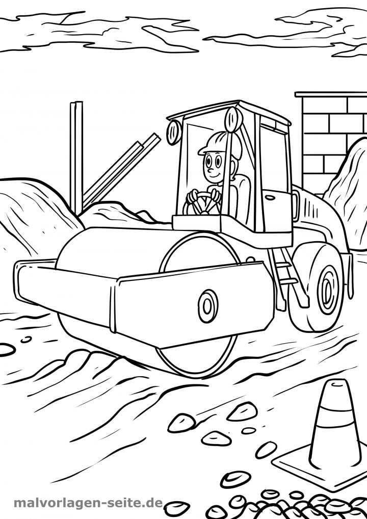 Malvorlagen Bagger - kinderbilder.download | kinderbilder.download