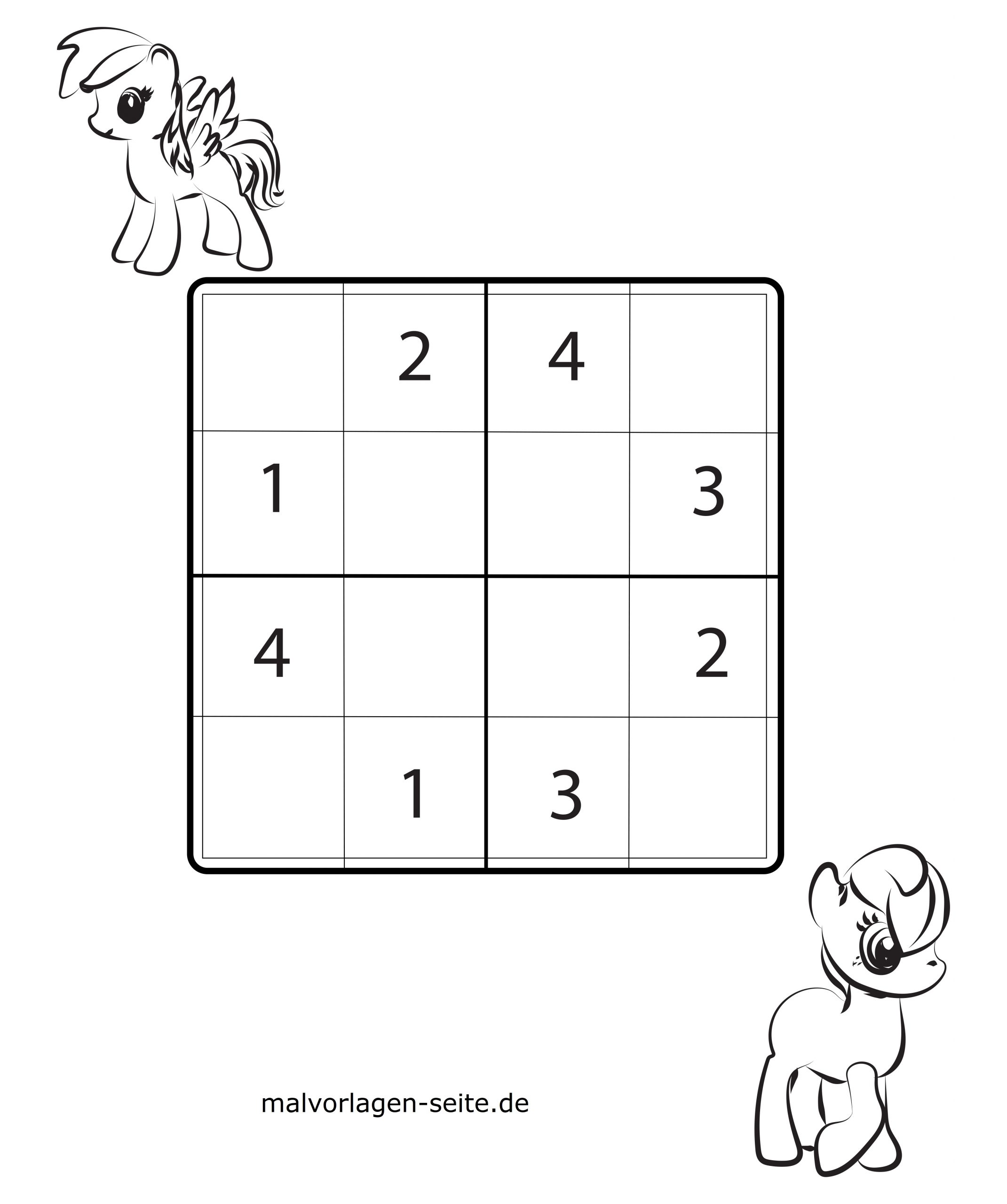 Malvorlagen Sudoku Kinder | Coloring And Malvorlagan in Sudoku Schwer Drucken