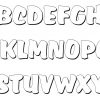 Malvorlagen Von Buchstaben Zum Ausdrucken Und Ausschneiden bestimmt für Buchstaben Schablonen Kostenlos
