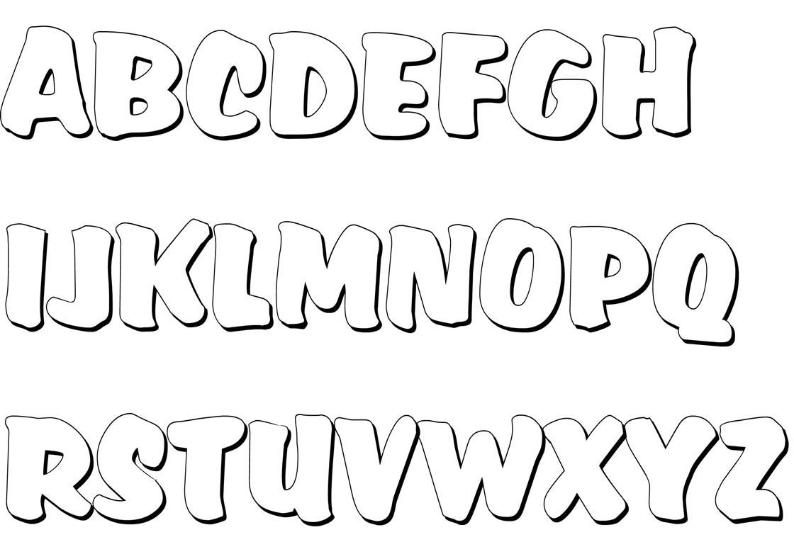 Malvorlagen Von Buchstaben Zum Ausdrucken Und Ausschneiden für Alphabet Zum Ausmalen