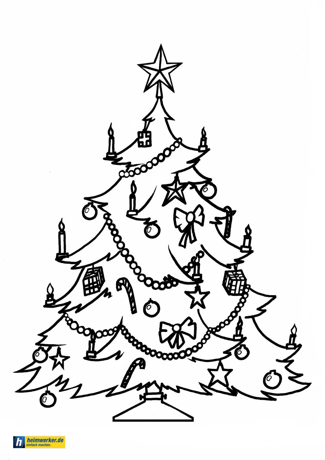 Tannenbaum Zum Ausmalen - kinderbilder.download | kinderbilder.download