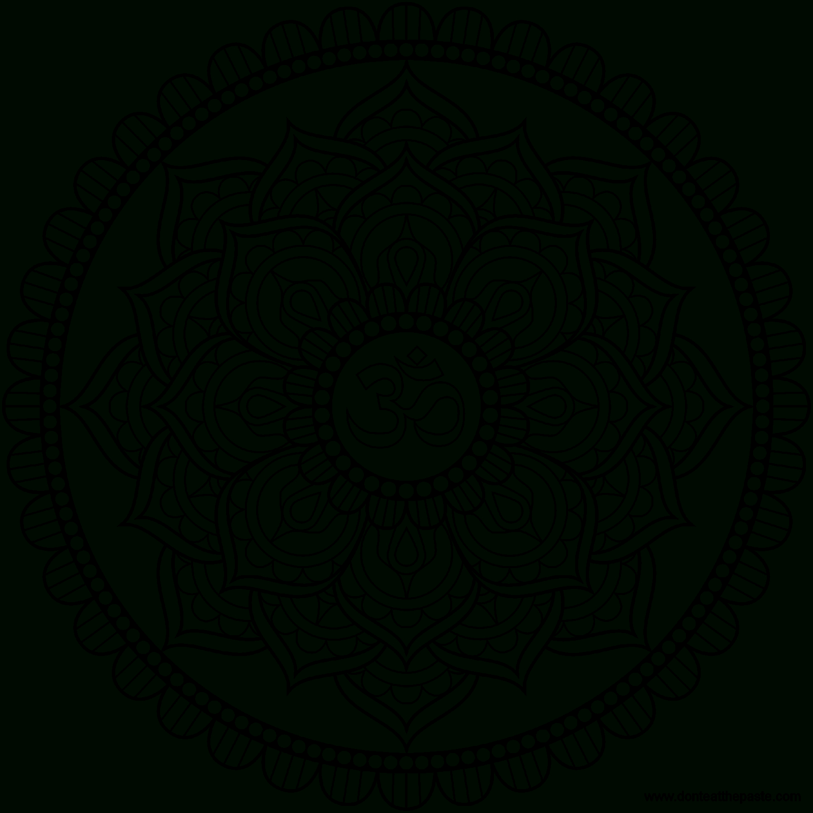 Mandala 06 | Mosaik | Mandala Ausmalen, Ausmalbilder Mandala verwandt mit Buddhistische Mandalas Zum Ausmalen