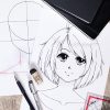 Manga-Gesicht Zeichnen In 12 Schritten: Tutorial Für Anfänger bestimmt für Leichte Zeichnungen Für Anfänger