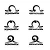 Maori+Libra+Tattoo (Con Imágenes) | Signos Zodiacales für Sternzeichen Waage Symbol