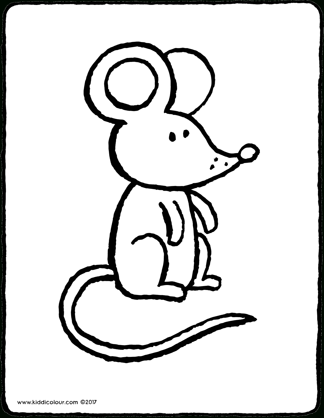 Maus - Kiddimalseite für Die Maus Ausmalbilder