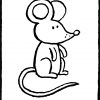 Maus - Kiddimalseite mit Ausmalbilder Die Maus