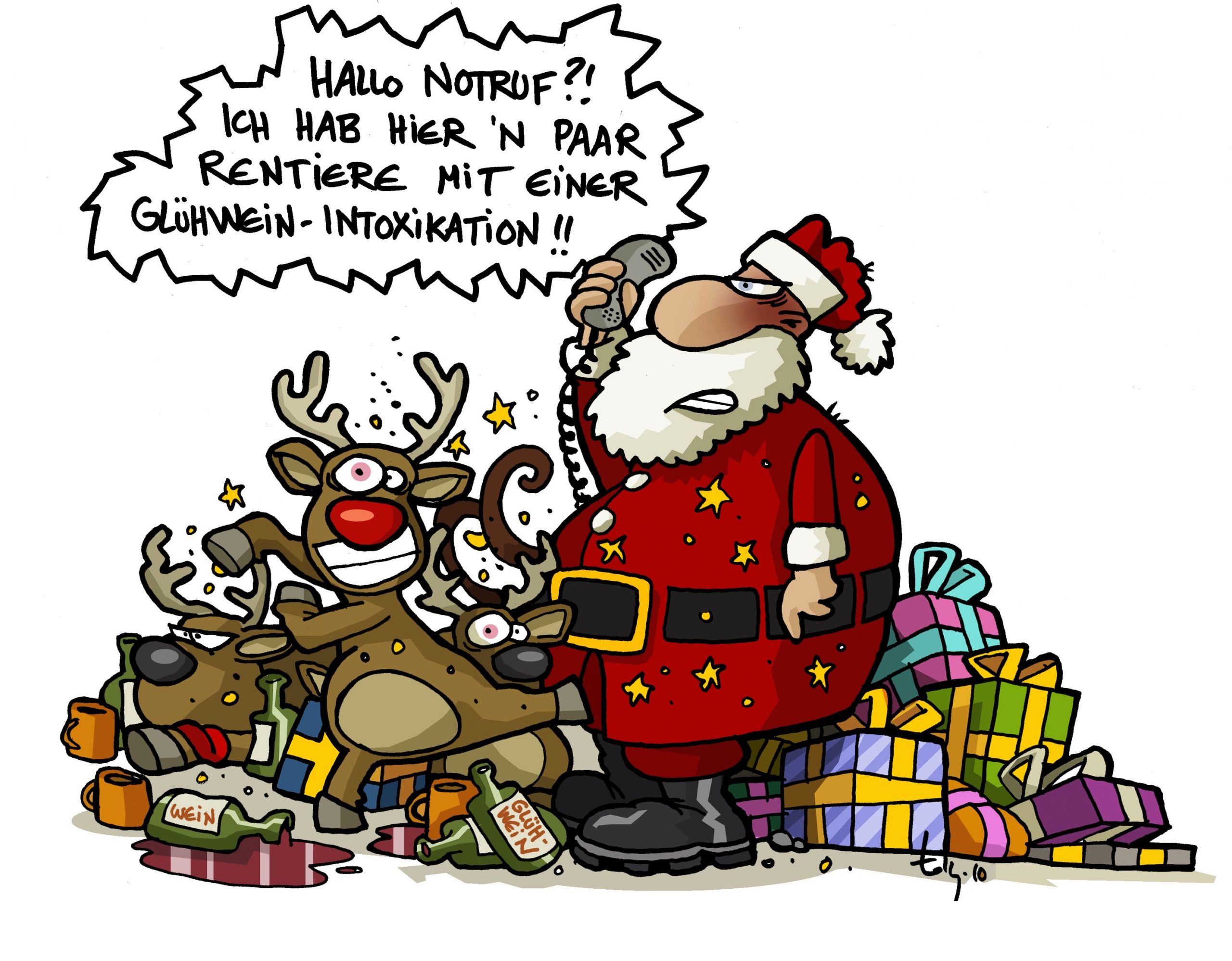 Medilearn #cartoons #weihnachten #weihnachtsmann #witzig bei Witzige Bilder Zu Weihnachten