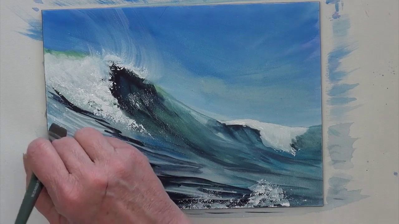 Meer &amp; Wellen Malen - Video Zur Zeitschrift Mein Kreativ-Atelier Nr. 108 verwandt mit Malen Zeitschrift