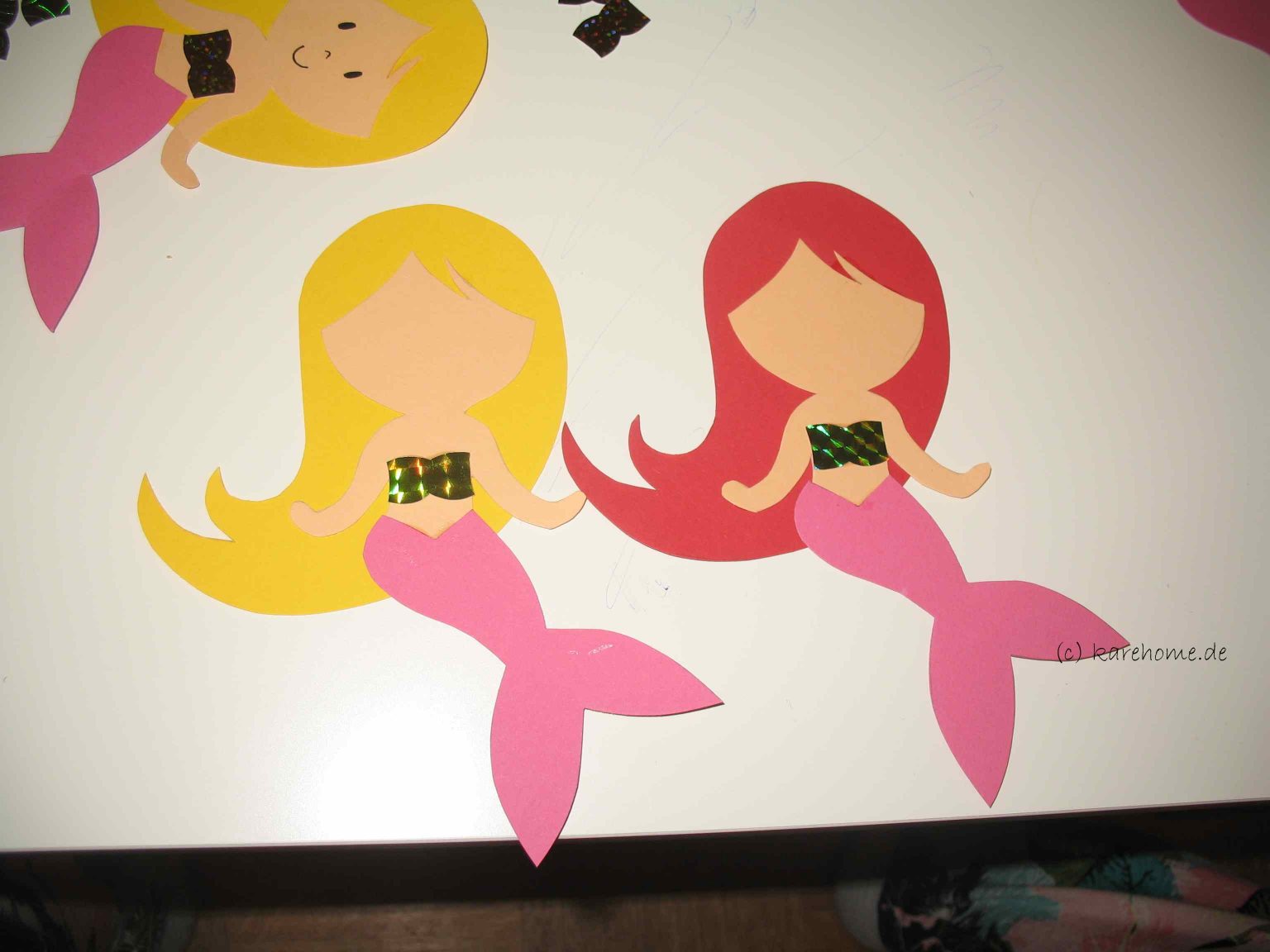 Meerjungfrau Basteln - kinderbilder.download | kinderbilder.download