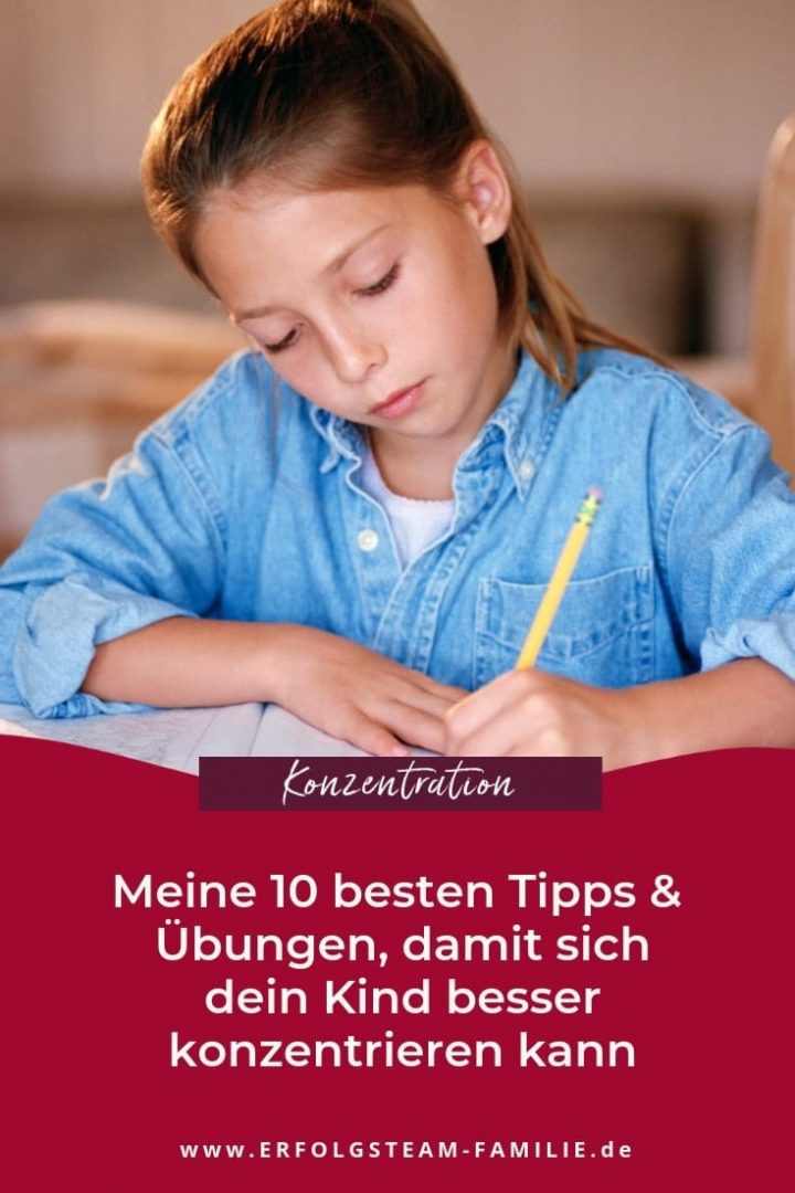 Meine 10 Besten Tipps Und Übungen, Damit Sich Dein Kind über Mein Kind Kann Sich Schlecht Konzentrieren