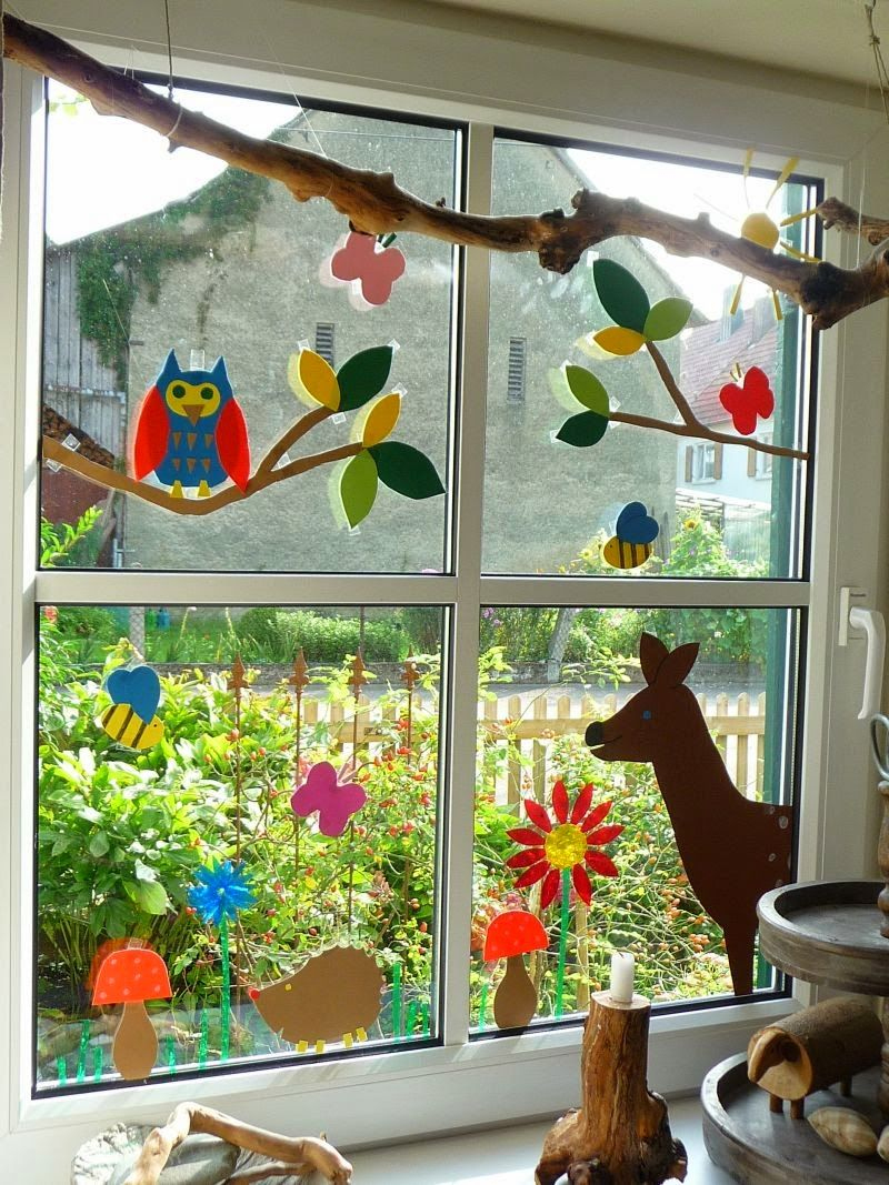 Meine Grüne Wiese: Gebasteltes | Fensterbilder Basteln mit Fensterbilder Kinderzimmer Selber Basteln