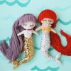 Mermaid Plush Dolls (With Downloadable Pattern in Meerjungfrau Basteln