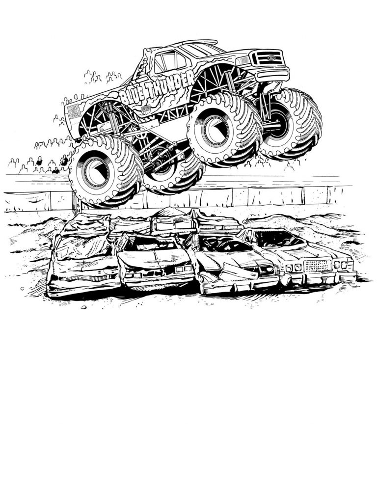 Monstertruck Malvorlage kinderbilder.download