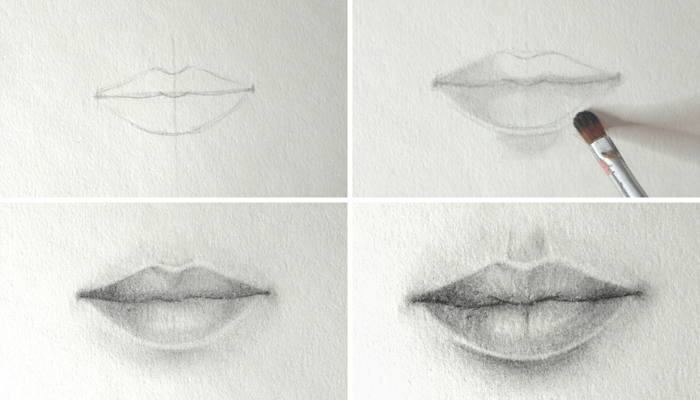 Mund Zeichnen Lernen - Wie Du Einen Perfekten Mund Zeichnest bestimmt für Mund Zeichnen Schritt Für Schritt