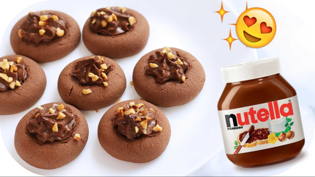 Nutella Kekse In 10 Minuten! - Schneller Snack Für Weihnachten | Sanny Kaur bestimmt für Weihnachtsessen Rezepte Einfach Schnell