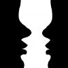 Optische Täuschung - Gesichter Oder Vase - Ausmalbilder mit Optische Täuschungen Bilder Zum Ausdrucken