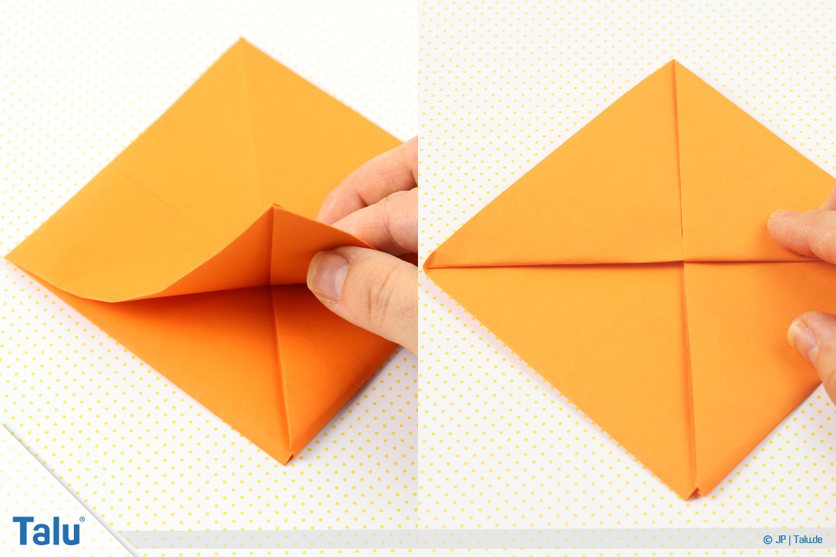 Origami Boot | Schiff Basteln - Einfaches Schiffchen Falten bei Papierschiff Falten Quadratisches Papier