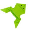 Origami Frosch, Frosch Basteln, Frosch Falten, Einfach innen Ausmalbild Düsenjet