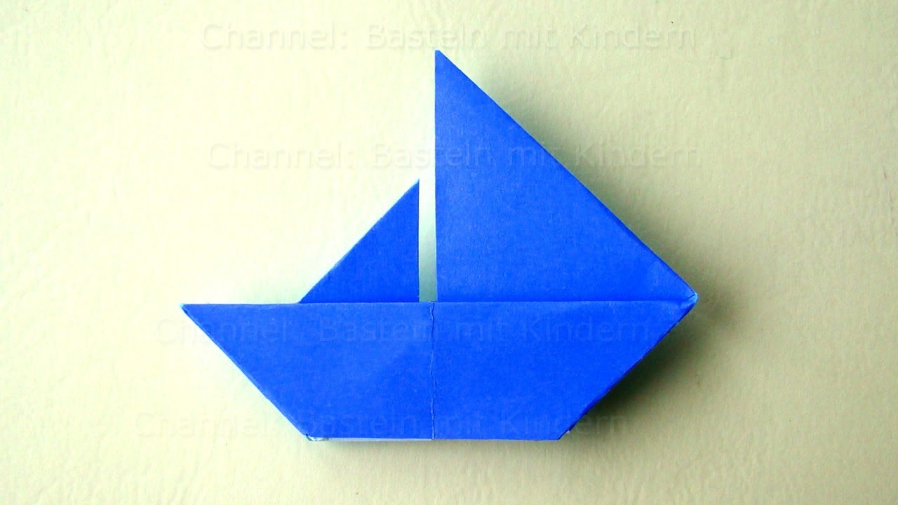 Origami Sailboat: How To Make An Easy Origami Paper Boat - Diy bei Segelschiff Basteln