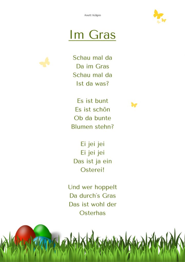 Ostergedicht Auch Für Kleinere Www.kitakiste.jimdo für Ostergedichte Für Kindergartenkinder