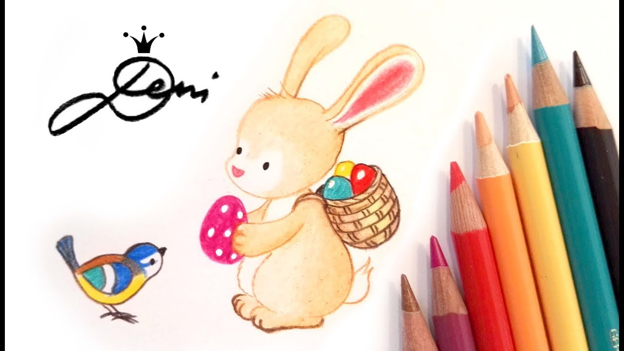 Osterhase Zeichnen Lernen Für Kinder 🐰 How To Draw An Easter Bunny 🐇 Kак  Се Рисува Великденско Зайче ganzes Osterhasen Zeichnen