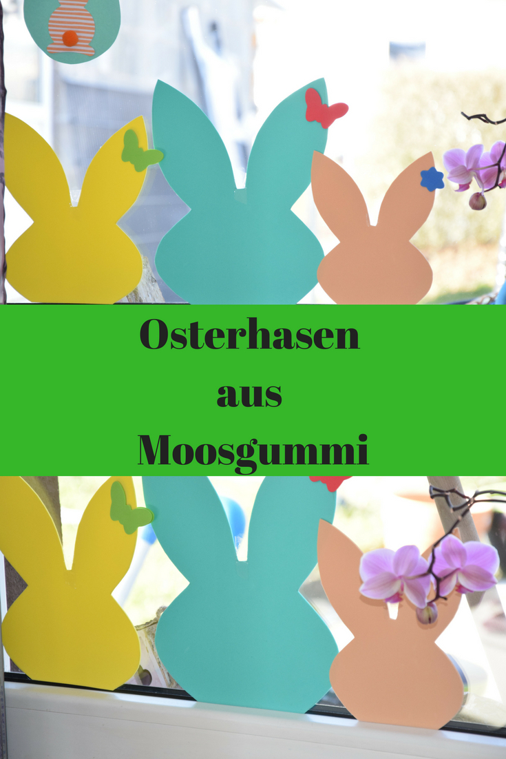 Osterkörbchen Und Hasen Aus Moosgummi (Werbung) (Mit Bildern bestimmt für Moosgummi Bastelvorlagen