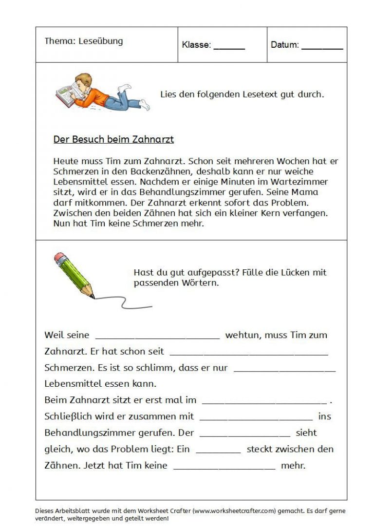 Text Lesen Und Fragen Beantworten 3 Klasse - kinderbilder.download