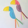 Papagei Aus Pappteller - Basteln Mit Kindern | Der innen Papagei Basteln Mit Kindern