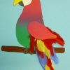 Papagei Basteln | Schöne Bastelidee Zum Nachbasteln in Papagei Basteln Mit Kindern