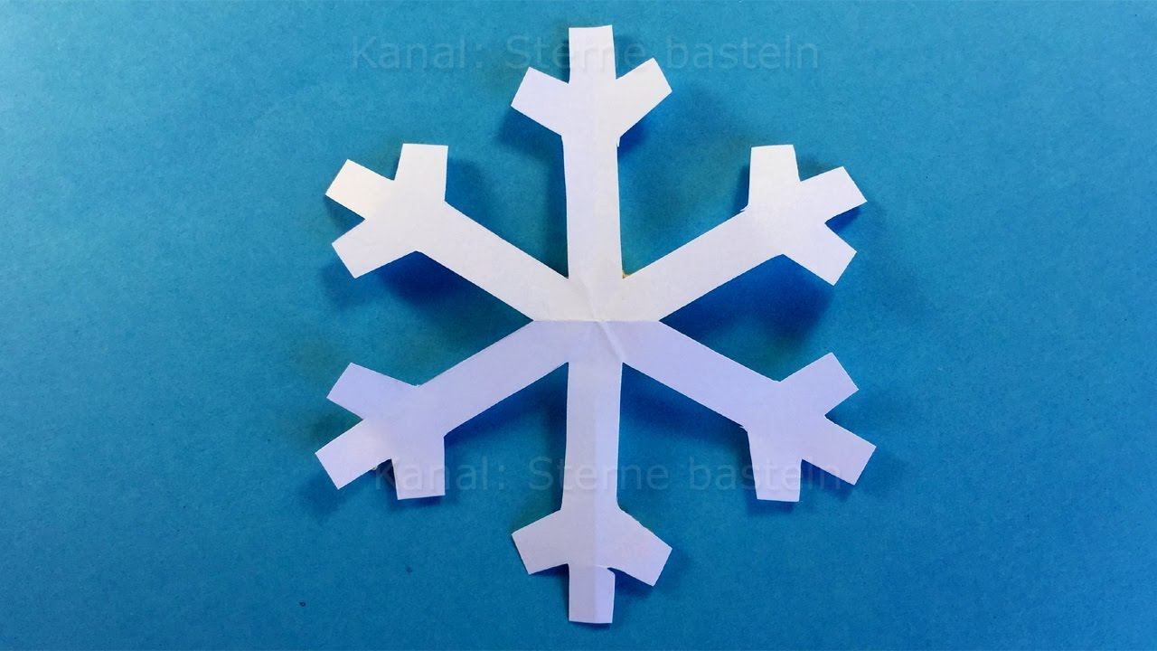 Paper Snowflake - Easy Tutorial - How To Make A Paper Snowflake - Diy bestimmt für Schneeflocken Ausschneiden