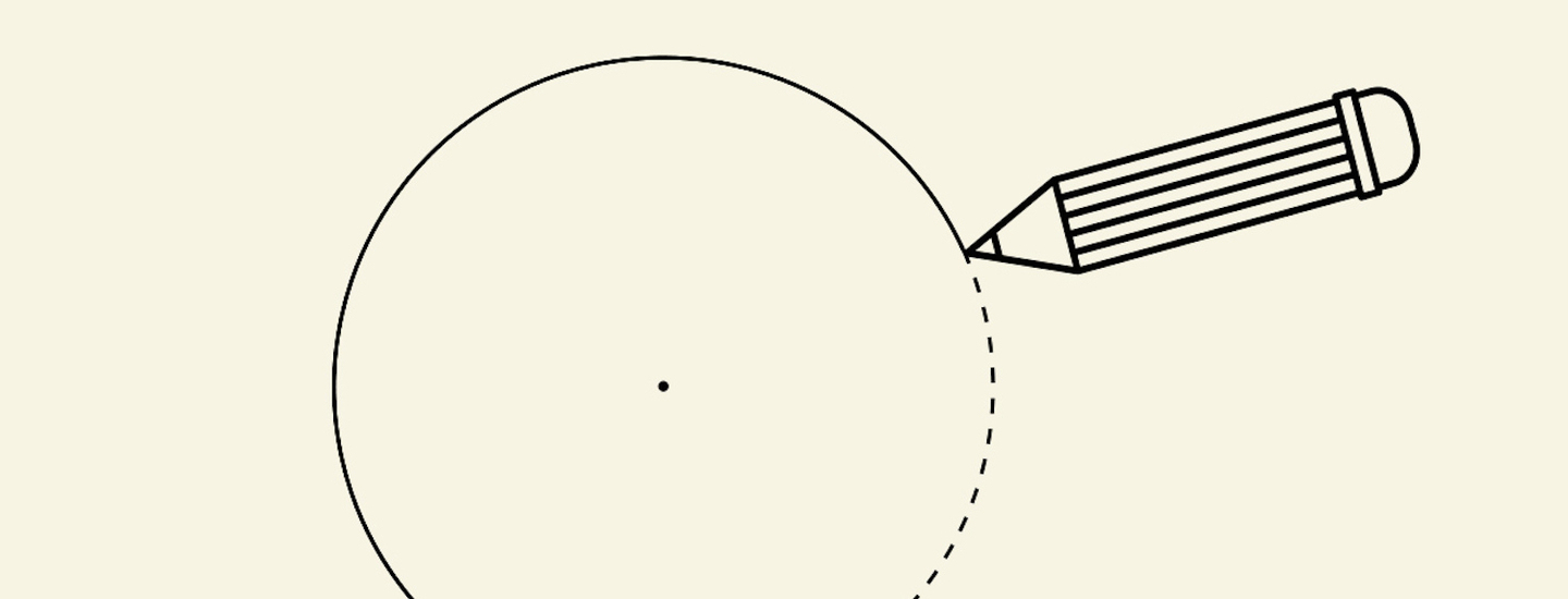 Party-Trick: Zeichne Einen Kreis Und Einen Punkt Darin mit Kreise Zeichnen