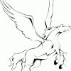 Pegasus Fliegt Ausmalbild &amp; Malvorlage (Phantasie) verwandt mit Pegasus Ausmalbilder