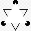 Penrose Dreieck, Optische Täuschung, Optik Rubin Vase in Optische Illusion Dreieck