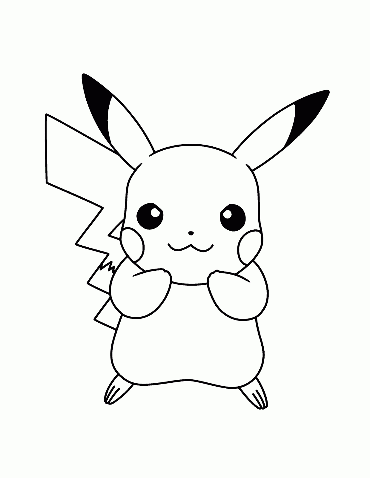 Pikachu Ausmalbild (Mit Bildern) | Pokemon Ausmalbilder mit Pokemon Bilder Zum Ausmalen