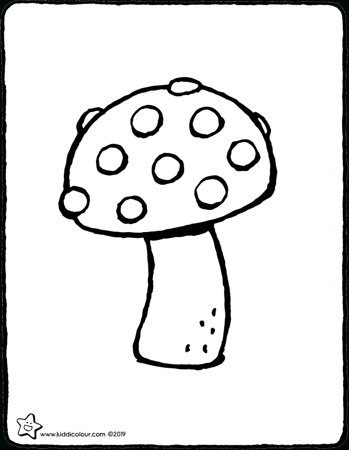 Ausmalbild Pilz - kinderbilder.download | kinderbilder.download